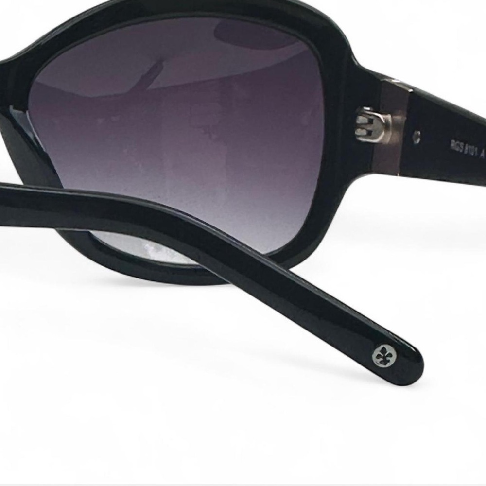 YTK Romeo Gigli Italian designer sunglasses Black Butterfly - Picture 4 of 8